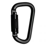 Fusion Climb Auto Lock Modified D Shape Aluminum Carabiner