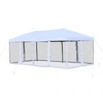 Heavy Duty Pop Up Canopy with 6 Sidewall Mesh