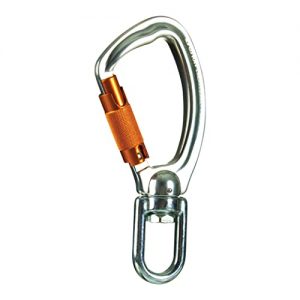 Aluminum Swivel Triple Lock True Captive Eye Carabiner