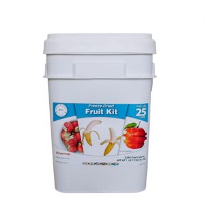 Freeze Dried Fruit Bulk Emergency Food Storage Variety Fruits Bucket
