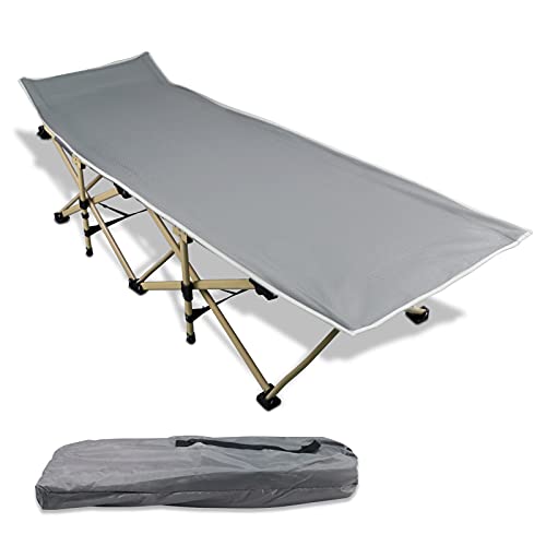 Folding Camping Cot, Sleeping Bed, Tent Cot, Extra Wide