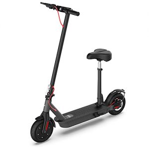 ro Electric Scooter with Seat or Adults with Dual Rear Suspension