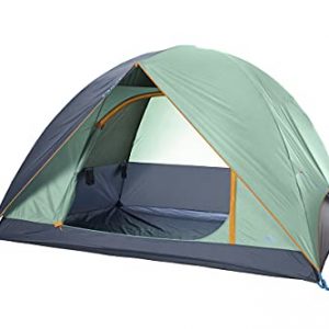Maximizing overhead height, offering voluminous internal space, and providing ease of set-up at an affordable price, the six-person Kelty Tallboy 6 tent is a great option for cost-conscious camping families.
