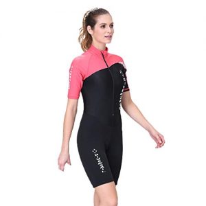 CapsA Short Sleeve Wetsuit Women Front Zip