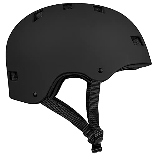 Skateboard Helmet for Adult Commuter Matte Black