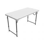 Height Adjustable Craft Camping and Utility Folding Table