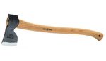 The axe head is hand forged and made from Swedish axe steel in a foundry that has been in operation since 1697.