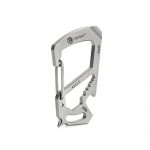 Carabiner Keychain Clip r with Anti-Lost and Quick Release clip