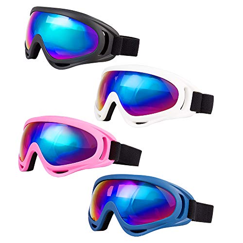 Snowboard Adjustable UV 400 Protective Motorcycle Goggles