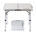 Aluminum Table with Adjustable Height Legs