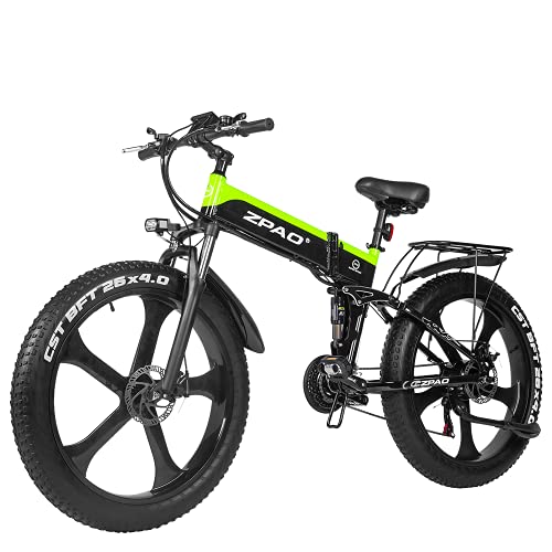 Motorcycle Snow Electric Bicycle and 21-Speed
