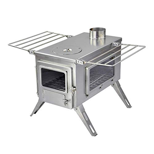 Portable Wood Nomad View Large Tent Stove