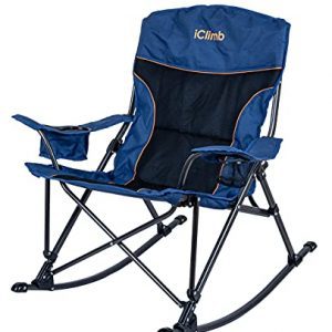 Padded Folding Rocking Chair Heavy Duty