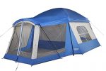 Spacious Wenzel 8-Person Klondike Tent with convertible screen room, mesh roof vents, and easy setup for family camping.