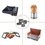 Camping Cookware Mess Kit with Base Dinner Cutlery Sets - Image 7