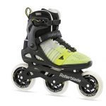 Mens Adult Fitness Inline Skate, Grey and Yellow