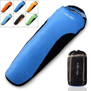 FARLAND adult Sleeping Bag lightweight Portable