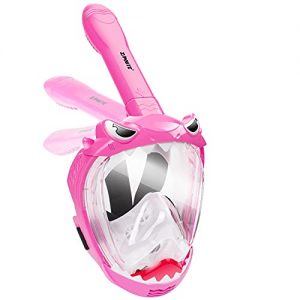 Zipoute Snorkel Full Face Snorkel Mask for Kids