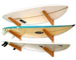 Surfboard Wall Rack Wood Home Storage Mount System