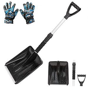 BREWIN TOOLS Collapsible Snow Shovel for Car Trunk