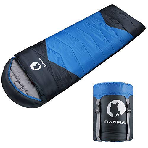 CANWAY Sleeping Bag with Compression Sack