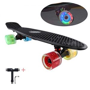 WHOME Skateboards for Kids with 60x45mm LED