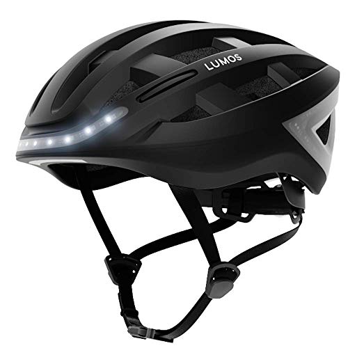 Lumos Kickstart Smart Helmet (Charcoal Black)