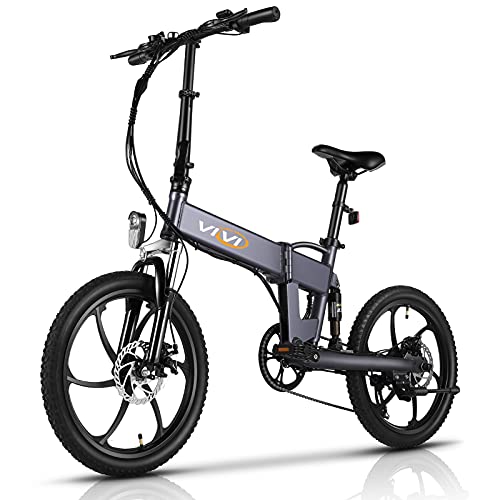 VIVI Z1 E-Bike for Adults, 20'' Folding Electric Bike for Adults