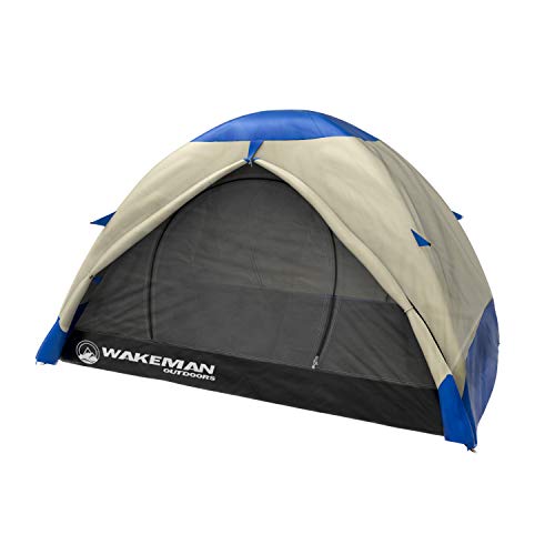 2-Person Backpacking Tent- Waterproof Floor & Rain Fly
