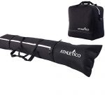 Padded Ski Bag Up to 200 cm and Boots Up to Size 13