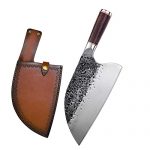 Camping Handmade Forged Serbian Meat Cleaver Knife