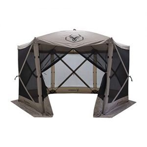 UV-Resistant 8-Person Camping and Outdoors Gazebo Day Tent