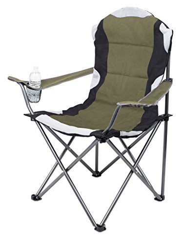 Padded Camping Folding Chair Cup Holder
