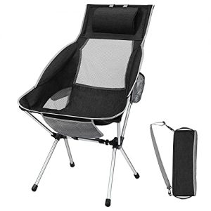Folding Camping Chair with Detachable Pillow