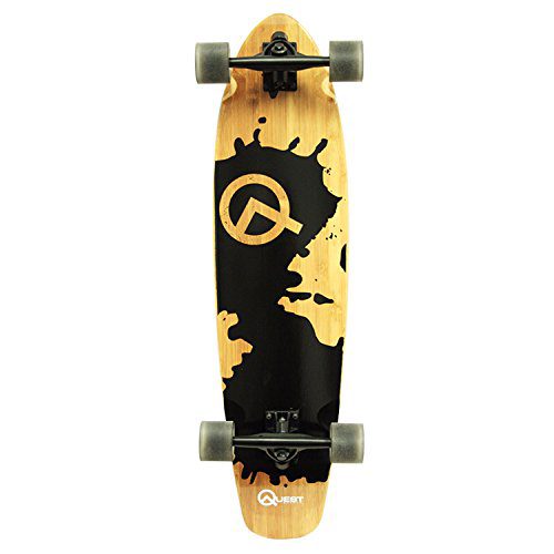 Quest Rorshack 34" Complete Longboard Skateboard