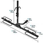 Foldable 2 Bike Hitch Rack Ultra-Compact - Image 2