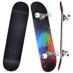 Double Kick Concave Deck Skating Skateboard Complete