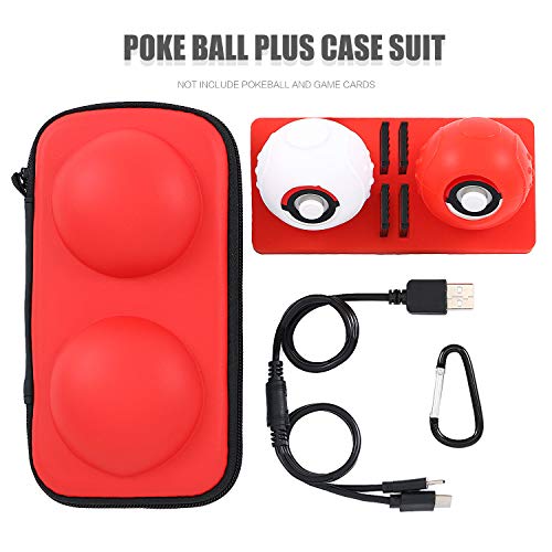 Carrying Case for Poke Ball Plus with 1 Carabiner