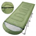 Lightweight and Portable with Compression Sack Cot Sleeping Bag for Adults