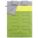 Double/Single Sleeping Bag for Backpacking, Camping, Hiking