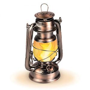 Noryer Vintage Lantern 2 Modes Flame Light