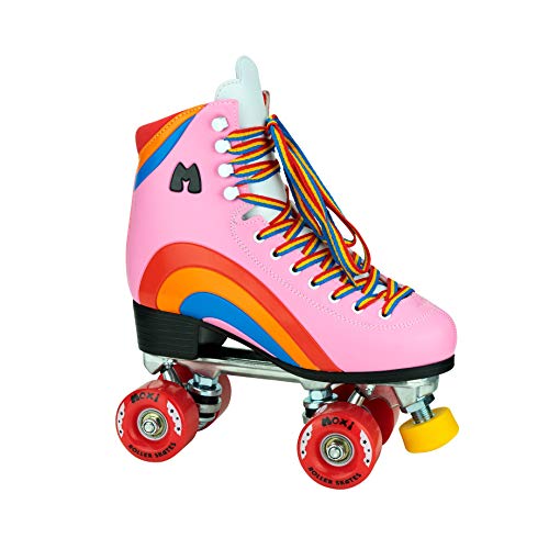 Pink Heart Womens Roller Skates