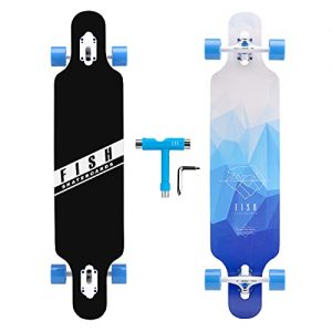 Downhill Longboard Skateboard Through Deck 8 Ply Canadian Maple