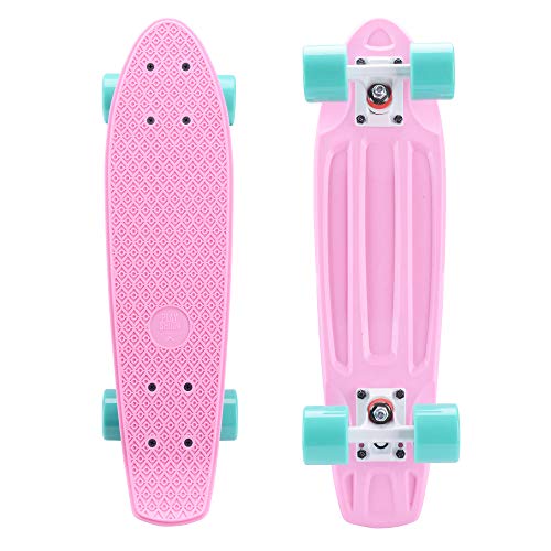 Playshion Complete 22 Inch Mini Cruiser Skateboard