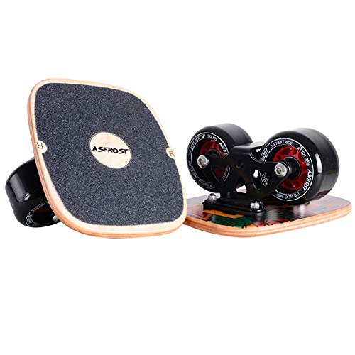 Roller Road Drift Skates Plate with Cool Maple Deck Anti-Slip