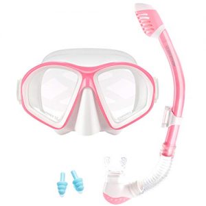 Supertrip Kids Snorkel Set-Scuba Dry Top Diving Mask