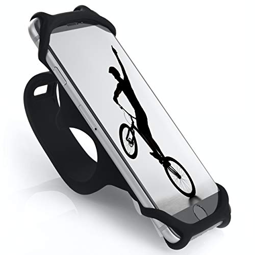Bike Phone Mount, Size L ,Made of Durable Non-Slip Silicone.