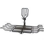 Rage Powersports BC-08581-2A-2EXT Adjustable 2-4 Bike Hitch-Mount Bicycle Rack with swing-down feature and heavy-duty steel construction
