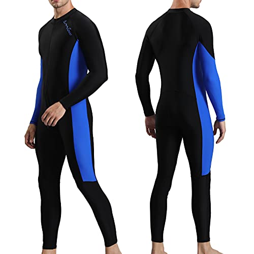 Men Rash Guard Full Body Swimsuit Thin Wetsuit UV Protection