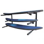 Surfboard Wall Mount with Angled Padded Arms for 3 Surfboard